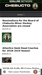 Mobile Screenshot of chebuctominorhockey.com