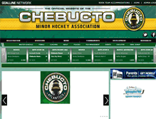 Tablet Screenshot of chebuctominorhockey.com